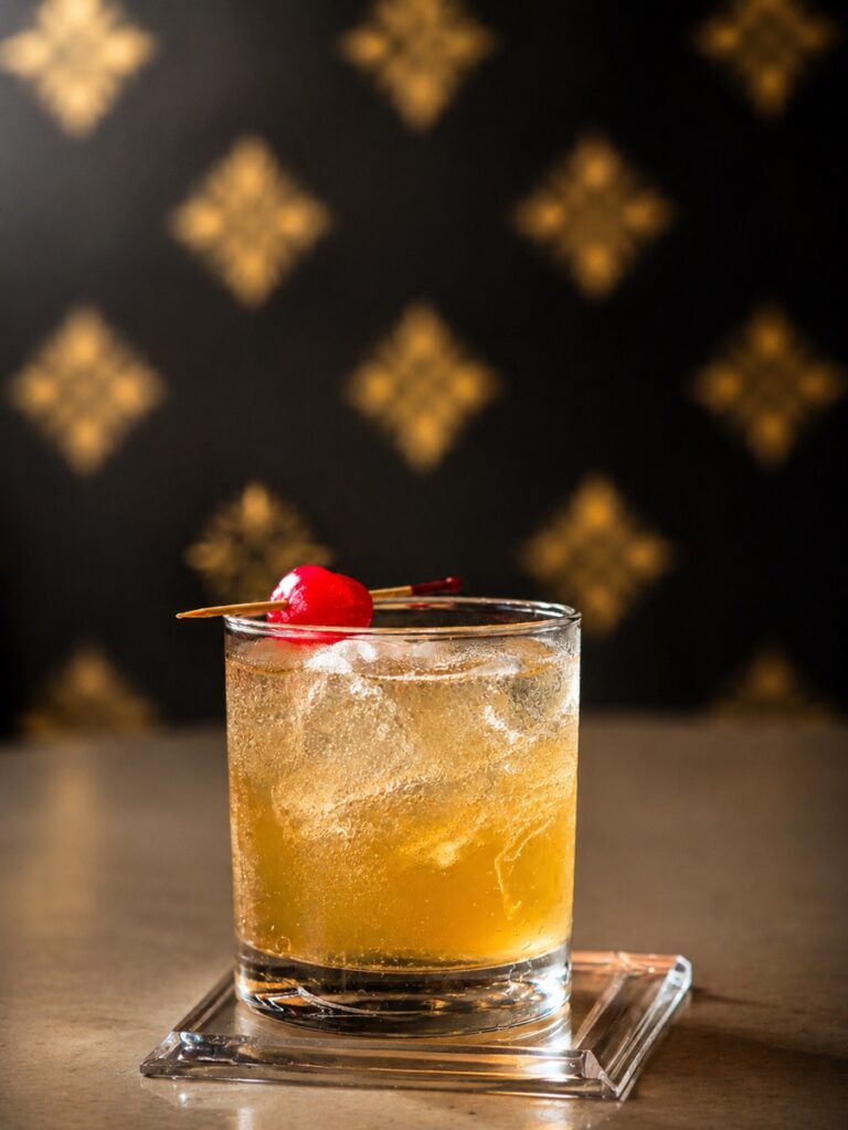 Amaretto Sour cocktail at The Ivy Steakhouse