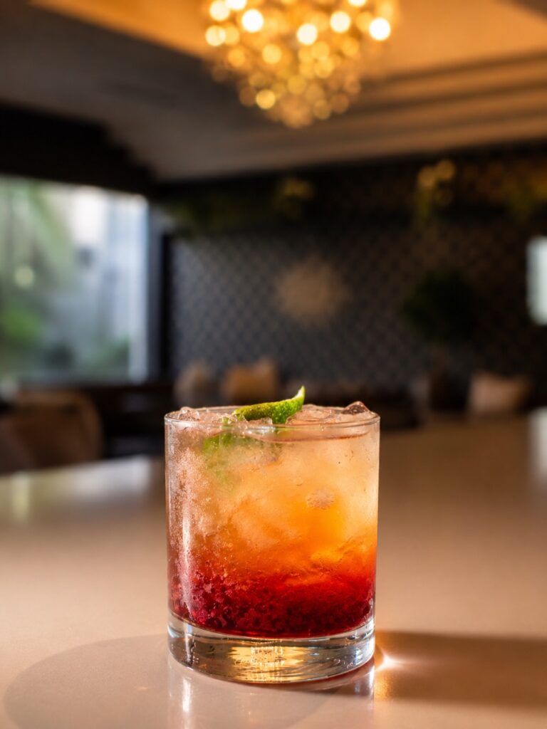 Nook Fashioned cocktail at The Ivy Steakhouse