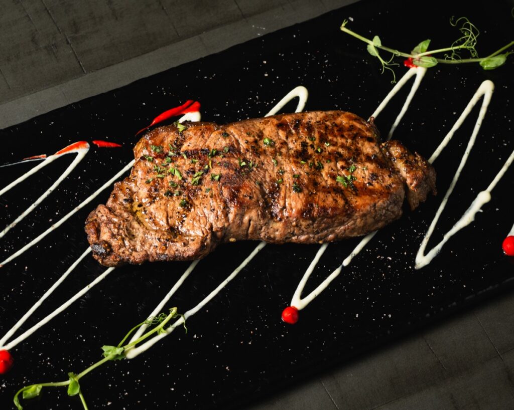 Certified halal ribeye at The Ivy Steakhouse