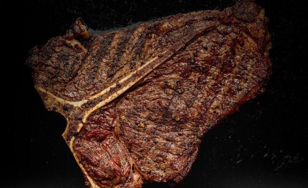 USDA Prime T-Bone steak at The Ivy Steakhouse